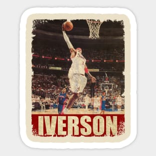 Allen Iverson - NEW RETRO STYLE Sticker